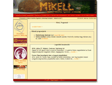 Tablet Screenshot of mikell.hu